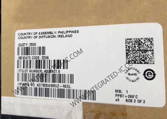 Ολοκληρωμένο Κύκλωμα Chip AD7928WBRUZ 12 Bit Αναλογικός σε Ψηφιακός Μετατροπέας 8 Εισόδων 20-TSSOP