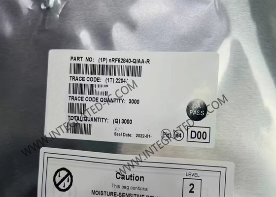 NRF52840-QIAA-R BT IC 2.4GHz 73-VFQFN Επεκπεραίωση επιφάνειας RF Transceiver IC