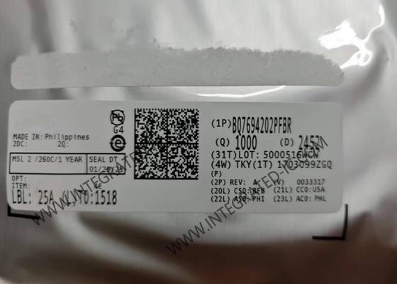 BQ7694202PFBR Συνολικό κύκλωμα Τσιπ πολυκύτταρης μπαταρίας Μονιτέρ και Προστάτης TQFP48