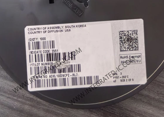Αισθητήρας IC ADXL1002BCPZ 21kHz Χαμηλός θόρυβος Μετακινητήρες MEMS υψηλής συχνότητας