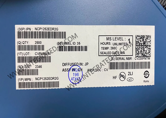 Ολοκληρωμένο Κύκλωμα NCP1252EDR2G Ελεγκτής PWM Ρεύματος για Εφαρμογές Forward και Flyback