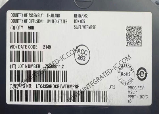 LTC4359HDCB Integrated Circuit Chip 4V έως 80V Ιδανικός διαγωγός DFN6