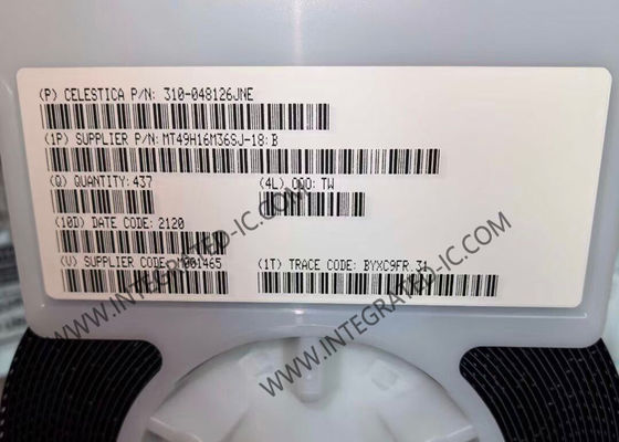 MT49H16M36SJ-18:B Μνήμη IC Chip 576Mbit CIO RLDRAM 2 DRAM Μνήμη IC FBGA144