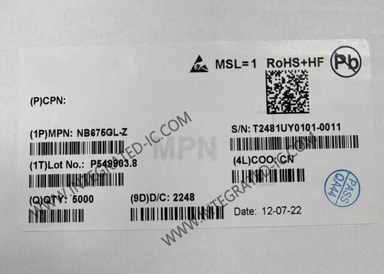 Ολοκληρωμένο Κύκλωμα NB675GL 10A 24V COT Σύγχρονος Buck Converter QFN21