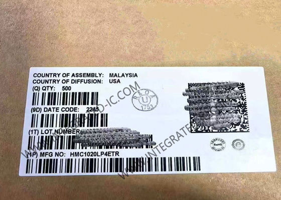 Μονάδα Ασύρματης Επικοινωνίας HMC1020LP4ETR 3.9GHz Μονής Κατάληξης Ανιχνευτής Ισχύος RMS