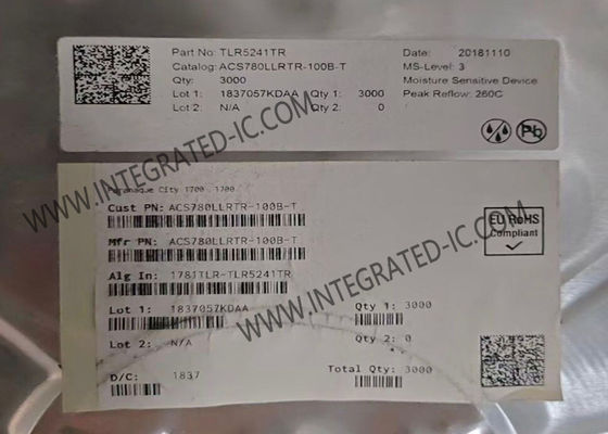 ACS780LLRTR-100B-T Αισθητήρας IC Υψηλής Ακρίβειας Γραμμικός 50A Αισθητήρας Ρεύματος IC