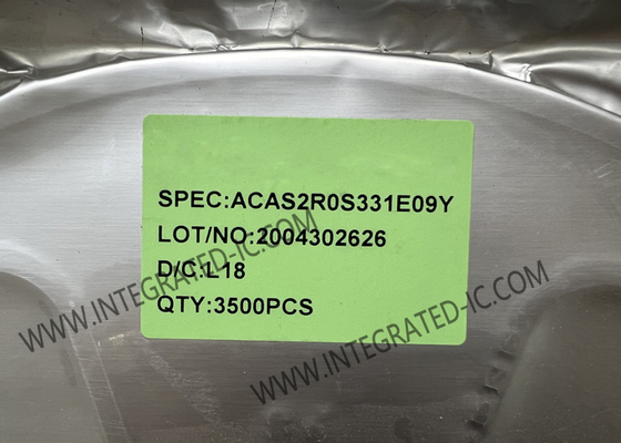 ACAS2R0S331E09Y Ολοκληρωμένο Κύκλωμα Τσιπ Πολυμερικά Ηλεκτρολυτικοί Πυκνωτές Στερεού Αλουμινίου