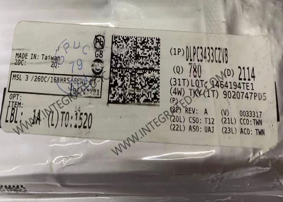 DLPC3433CZVB Integrated Circuit Chip High Resolution Display Controller NFBGA-176 Πακέτο