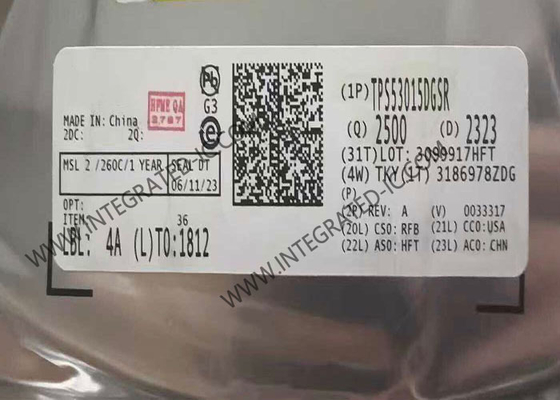 TPS53015DGSR Ολοκληρωμένο Κύκλωμα Chip D-CAP2™ Σύγχρονος Step-Buck Converter με PGOOD