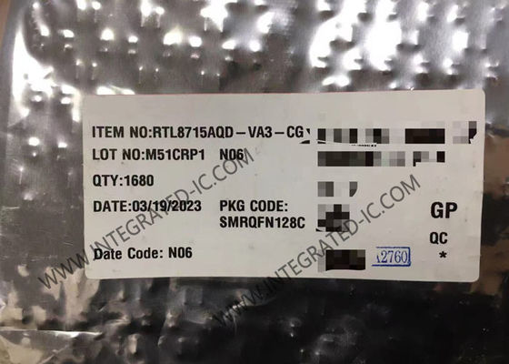 Μονάδα ασύρματης επικοινωνίας RTL8715AQD-VA3-CG Wi-Fi IP Camera SoC, SoC ασύρματης κάμερας δικτύου