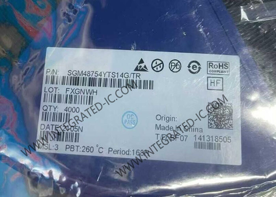 SGM48754YTS14G 	Ολοκληρωμένο Κύκλωμα Chip Quad SPST CMOS Αναλογικός Διακόπτης TSSOP14