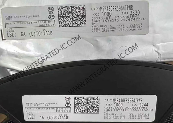 Μικροελεγκτής MCU MSP430FR5964IPNR 256KB FRAM 16-bit Μικροελεγκτής LQFP80