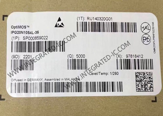 IPG20N10S4L-35 Ολοκληρωμένο Κύκλωμα Chip OptiMOS-T2 Power Transistor 100V MOSFET Transistor
