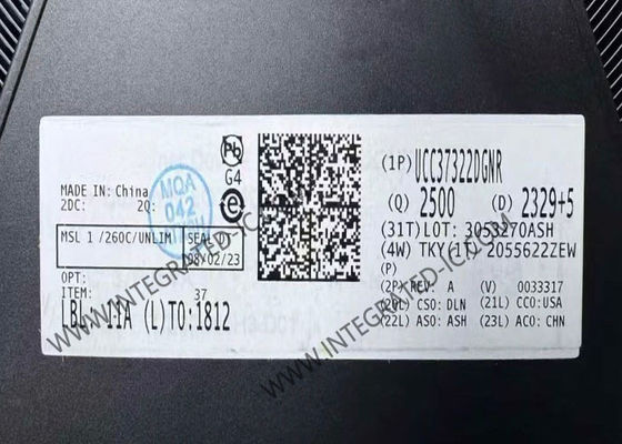 UCC37322DGNR Ολοκληρωμένο Κύκλωμα Chip Μονός 9A Υψηλής Ταχύτητας Χαμηλής Πλευράς Mosfet Driver Με Ενεργοποίηση