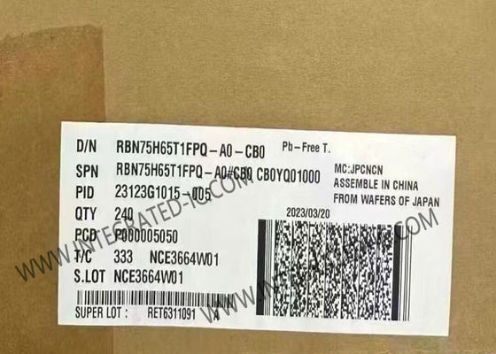 RBN75H65T1FPQ-A0 Τσιπ ολοκληρωμένου κυκλώματος 650V 75A Trench IGBT Τρανζίστορες TO-247-3