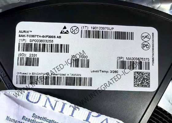 SAK-TC357TH-64F300S AB Μικροελεγκτής MCU IC με 3 Πυρήνες, Ταχύτητα 300MHz και Μνήμη Flash 4MB