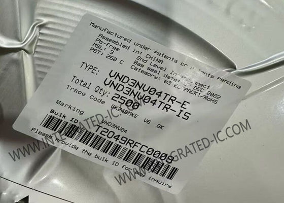 VND3NV04TR Συνολικό κύκλωμα Chip χαμηλά πλευρικά διακόπτες 3.5A OMNIFET II ισχύος MOSFET