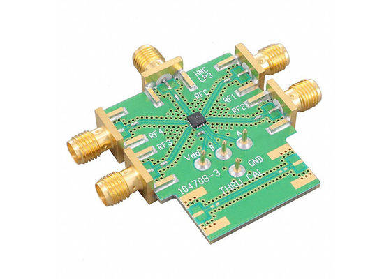 EV1HMC344ALP3 Ενσωματωμένες λύσεις 0Hz έως 8GHz SP4T Switch Evaluation Board