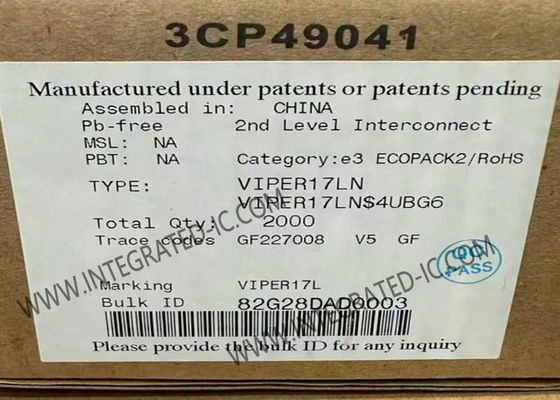 Ολοκληρωμένο Κύκλωμα VIPER17LN Chip Off-Line Converter με Ανθεκτική Ενότητα Ισχύος 800 V, Συχνότητα Μεταγωγής 60 kHz και Ισχύς Αναμονής < 30 mW