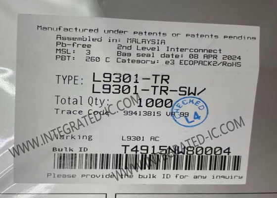 Τσιπ ολοκληρωμένου κυκλώματος με 8 οδηγούς 8 εξόδου και 2.2 ρεύμα εξόδου στο πακέτο PowerSSO-36