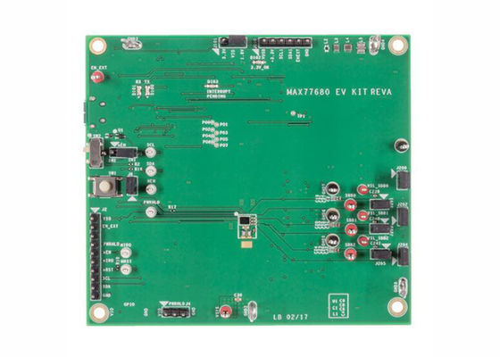 MAX77681EVKIT Εγκατεστημένες λύσεις MAX77681 SIMO Buck Boost Regulator Evaluation Board