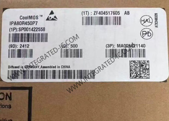 IPA80R450P7 Ολοκληρωμένο Κύκλωμα Chip 800V CoolMOS™ P7 N-Channel Power MOSFET Τρανζίστορ με 11A Συνεχές Ρεύμα Αποστράγγισης και 450mOhm Rds On