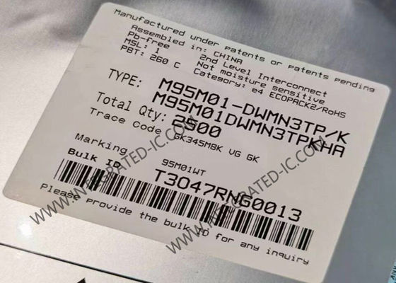 M95M01-DWMN3TP/K IC μνήμης Chip 1Mbit EEPROM IC μνήμης με υψηλής ταχύτητας ρολόι