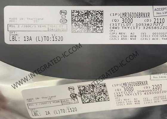 LMR36006BRNXR Ολοκληρωμένο Κύκλωμα Chip Σύγχρονος Step-Down Converter με 0.6A Ρεύμα Εξόδου, 1 MHz Συχνότητα Μεταγωγής και 4.2V έως 60V Τάση Εισόδου