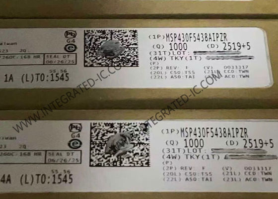 MSP430F5438AIPZR Μικροελεγκτής MCU High-Performance 16-Bit 25MHz Μικροελεγκτής