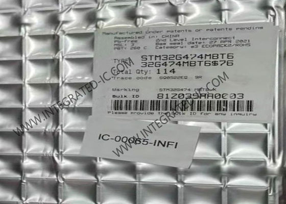 170MHz ενσωματωμένο τσιπ ολοκληρωμένου κυκλώματος μικροελεγκτών LQFP80 μικροελεγκτών MCU STM32G474MBT6