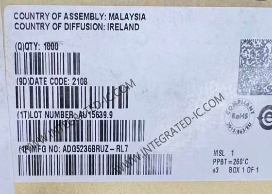 Ολοκληρωμένο κύκλωμα ADG5236BRUZ IC Chip με 2 καναλιών διπλούς διακόπτες SPDT με αντίσταση ενεργοποίησης 200 Ohms και τάση τροφοδοσίας 9V έως 40V