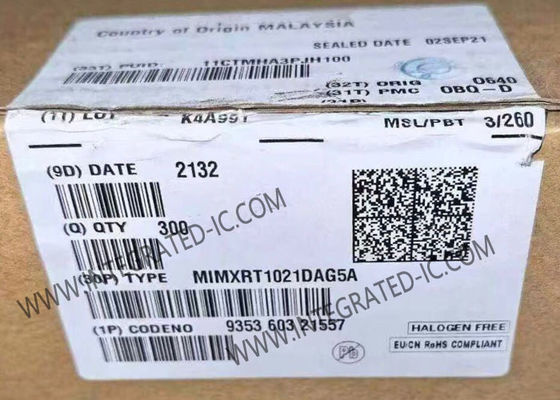 MIMXRT1021DAG5A 32-Bit 500MHz ARM Cortex-M7 Microcontroller MCU with 256KB RAM for Industrial Applications