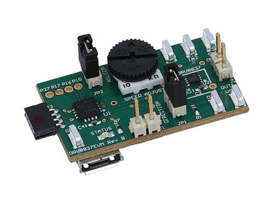 DRV8837EVM Ενσωματωμένες Λύσεις 12V 1.8A Half Bridge Motor Driver Πίνακας Αξιολόγησης