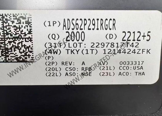 Ολοκληρωμένο Κύκλωμα ADS62P29IRGCR, Ανάλυση 12-Bit, 250 MSPS ADC με Συμπαγές Πακέτο 64 QFN