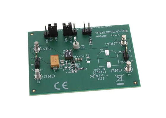 TPS61033EVM-105 Ενσωματωμένες Λύσεις 3.6V 2A Βήμα-Κάτω Μετατροπέας Πίνακας Αξιολόγησης