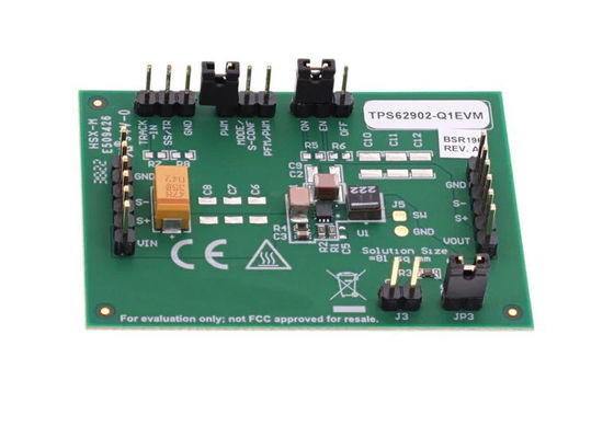 TPS62902-Q1EVM Ενσωματωμένες Λύσεις 2A Automotive Buck Converter Πίνακας Αξιολόγησης Χαμηλού IQ