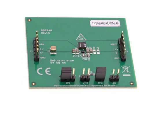 TPS62A06AEVM-248 Ενσωματωμένες Λύσεις 6A 2.5V έως 5.5V Βήμα-Κάτω Μετατροπέας Πίνακας Αξιολόγησης