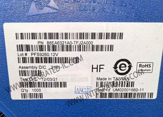 88EA6321A0-TFJ2A000 Αυτοκινητοβιομηχανικής κλάσης 1 Ethernet IC Physical Layer Transceiver με 100/1000BASE-T1