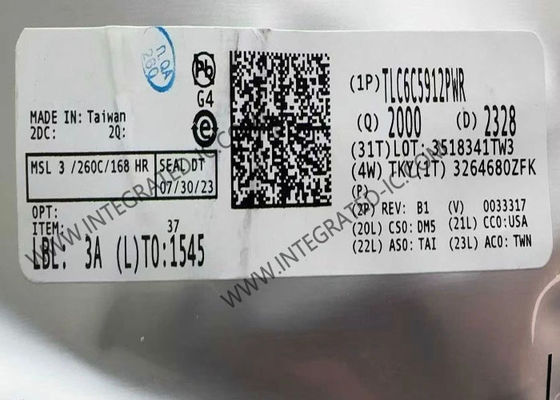 TLC6C5912PWR Ολοκληρωμένο Κύκλωμα Οδηγού LED 12 Καναλιών με Ρεύμα Εξόδου 50 mA και Τάση Τροφοδοσίας 3V έως 5.5V