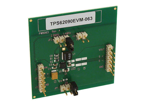 TPS62090EVM-063 Ενσωματωμένες λύσεις 2.8MHz 2.5V έως 6V Πίνακας αξιολόγησης μετατροπέα βήματος προς τα κάτω