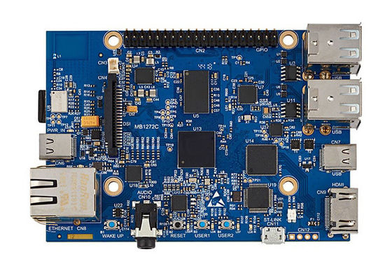 STM32MP157D-DK1 Εγκατεστημένες λύσεις 800MHz ARM Cortex-A7 Εγκατεστημένο MCU Πίνακα αξιολόγησης
