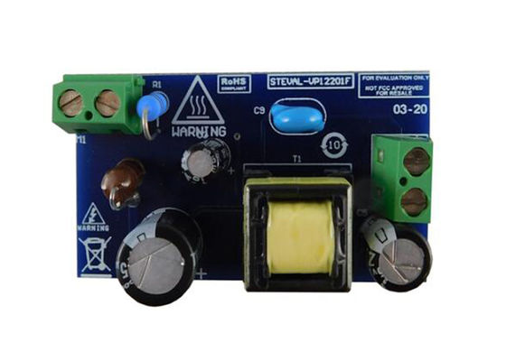 STEVAL-VP12201F Ενσωματωμένες λύσεις VIPer122LS Απομονωμένη επιτροπή αξιολόγησης μετατροπέα flyback