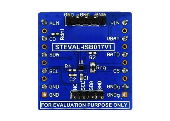 STEVAL-ISB017V1 Ενσωματωμένες λύσεις STC3117 OptimGauge Fuel Gauge Διοικητικό συμβούλιο αξιολόγησης PMIC