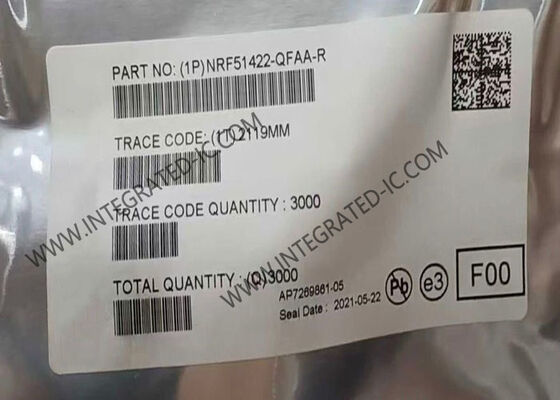 NRF51422-QFAA BT IC Bluetooth Low Energy SoC with 256kB Flash 32kB RAM and -96dBm Sensitivity for Wireless Applications