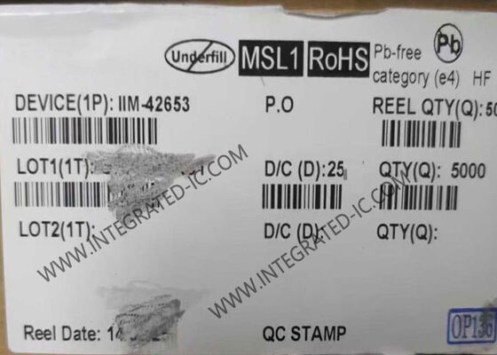 ΙΙΜ-42653 Αισθητήρας IC 6-άξονας έξυπνη βιομηχανική συσκευή παρακολούθησης κίνησης MEMS LGA-14