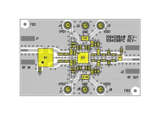 TQP3M9041-PCB Embedded Solutions 2.5GHz έως 2.7GHz TQP3M9041 Δελτίο αξιολόγησης ενισχυτή χαμηλού θορύβου