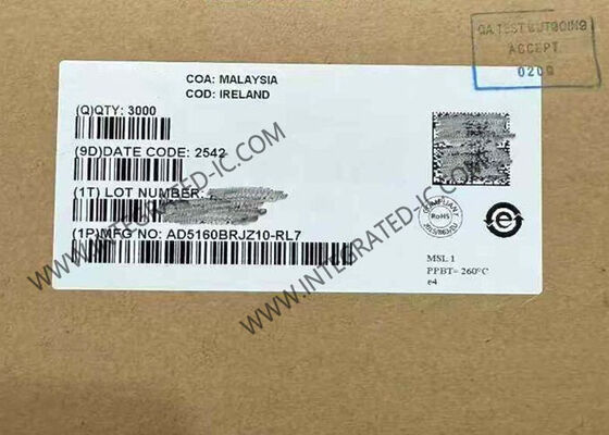 AD5160BRJZ10 Ολοκληρωμένο Κύκλωμα Ψηφιακού Ποτενσιόμετρου με 256 Θέσεις, Αντίσταση 10 kOhms και Διεπαφή Συμβατή με SPI