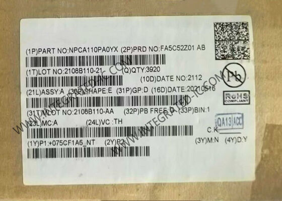NPCA110PA0YX Integrated Circuit Chip με 24 bit Ανάλυση 96 dB SNR Audio Enhancement Engine και CODEC που διαθέτει MaxxAudio Αλγόριθμο