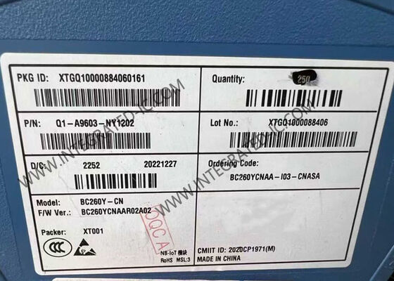 BC260YCNAA-I03-CNASA Μονάδα Ασύρματης Επικοινωνίας LTE Cat NB2 με Πακέτο LCC και Εξαιρετικά Χαμηλή Κατανάλωση Ενέργειας