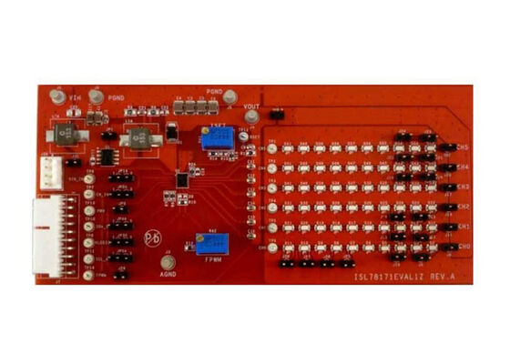 ISL78171EVAL1Z Ενσωματωμένες λύσεις ISL78171 50mA Διοικητική επιτροπή αξιολόγησης οδηγού LED